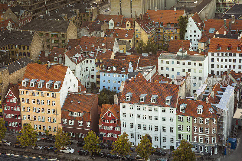 哥本哈根老城的住宅建筑(丹麦哥本哈根)