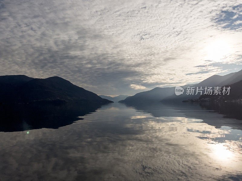 冬天的马焦雷湖