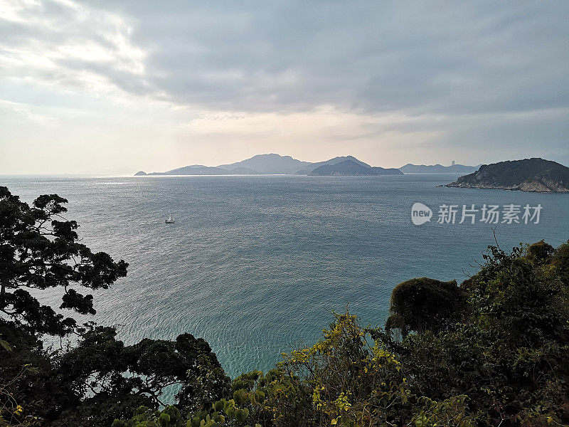 香港舂坎角的海景