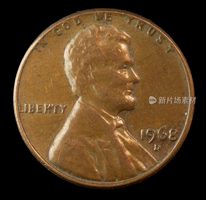 1968年D美元便士