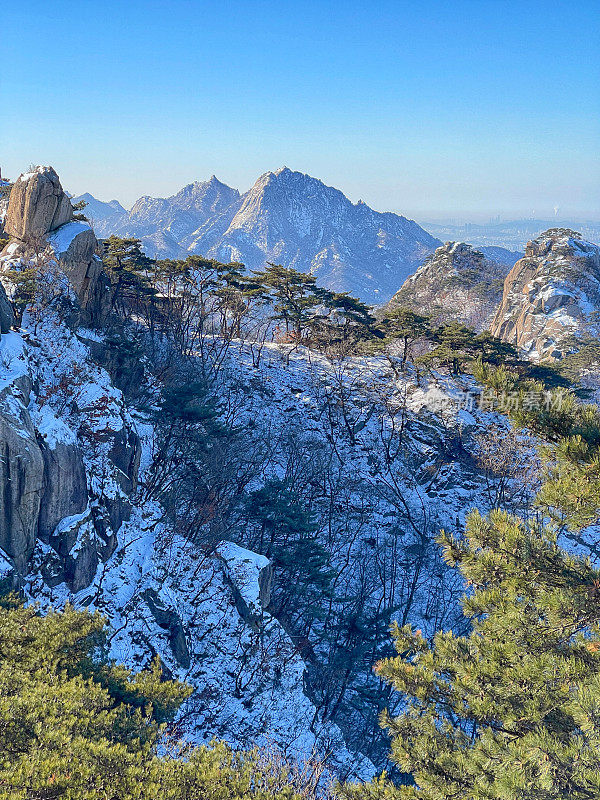 冬晨北汉山