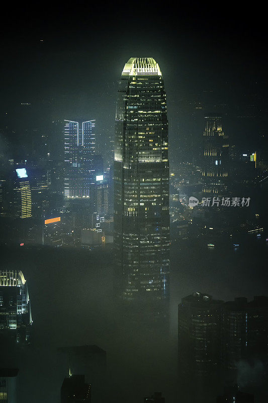 香港的雾夜