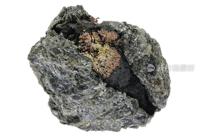 来自德国矿石山Tellerhäuser的砷上的天然银