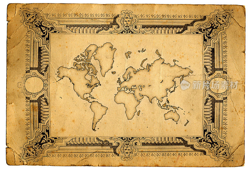 古老的世界地图