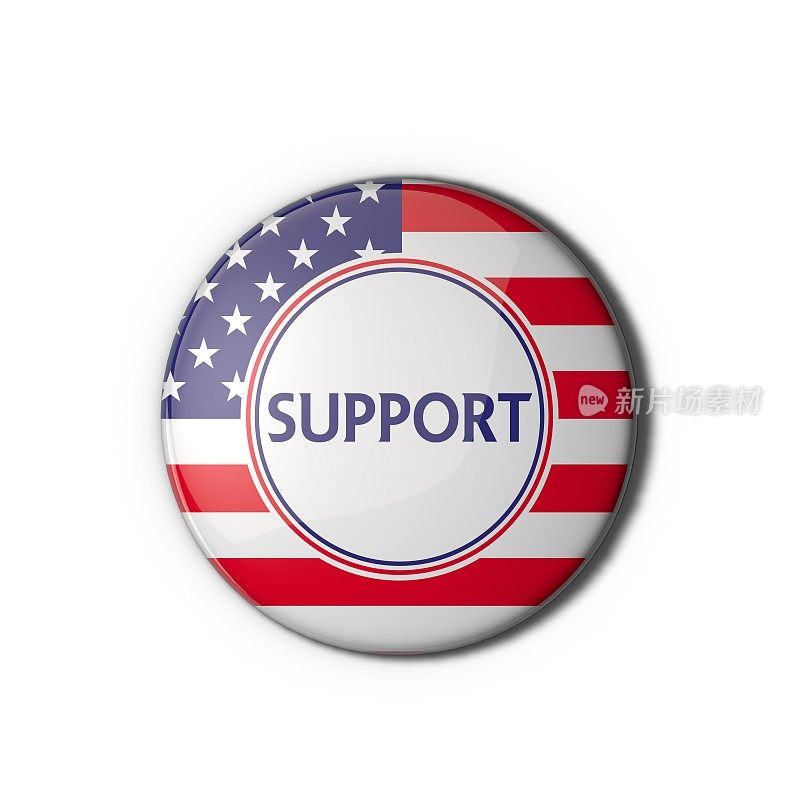 美国选举投票徽章