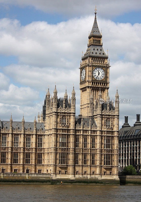伦敦的大本钟钟楼