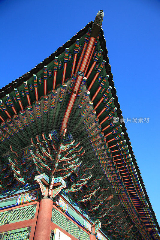 景福宫的屋檐