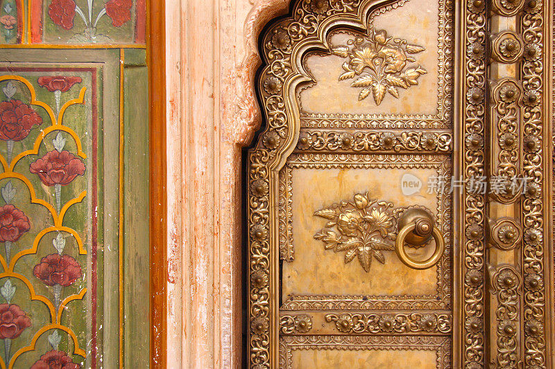 印度传统的墙壁装饰和建筑上的绘画