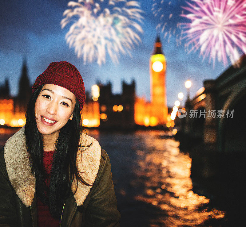 中国游客在伦敦过新年