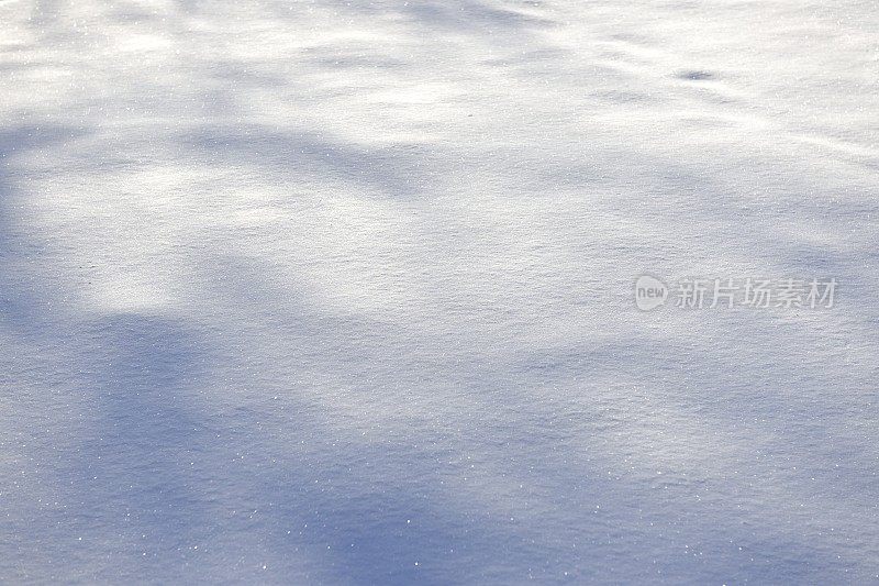 新雪的背景