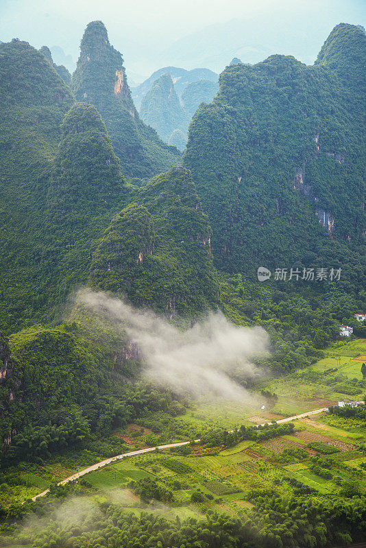 中国桂林梅西尔山景