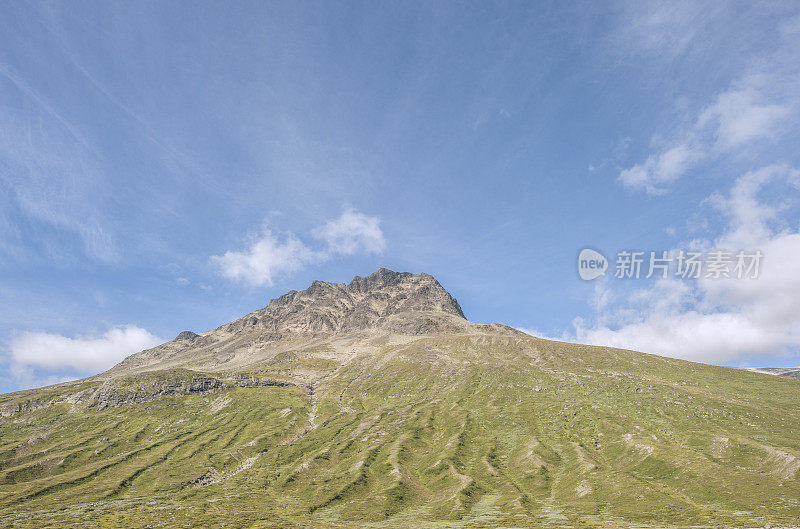 托芬斯汀丹山在约顿海门国家公园的夏天