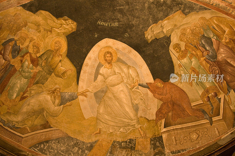 伊斯坦布尔乔拉教堂的复活壁画