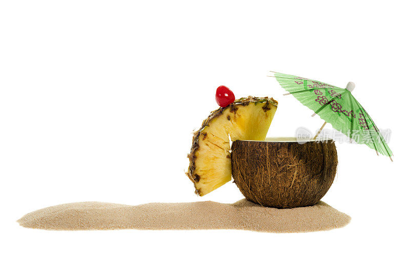 热带椰子喝