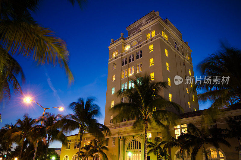 佛罗里达迈阿密海滩的老市政厅