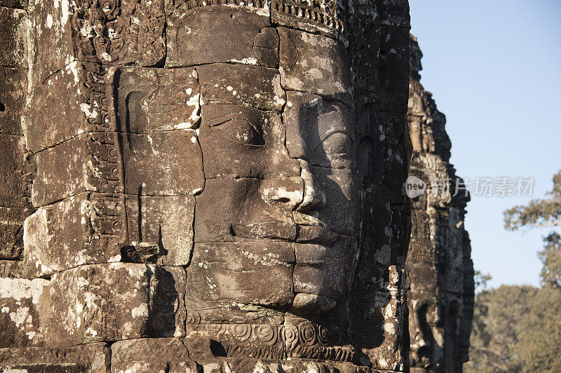 柬埔寨著名的巴戎寺