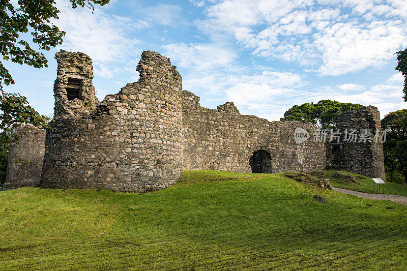 古Inverlochy城堡，威廉堡，苏格兰