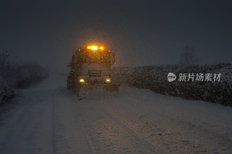 清理积雪