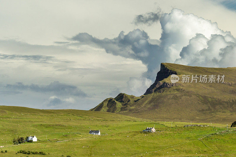 斯凯岛奎灵的壮观景色。苏格兰