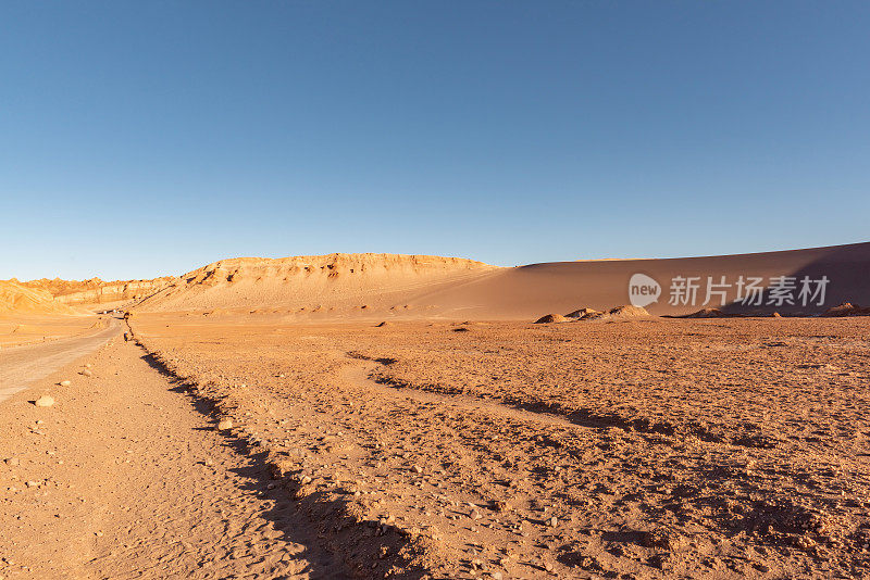 智利阿塔卡马沙漠月亮谷月亮谷圆形剧场的沙丘(月亮谷)