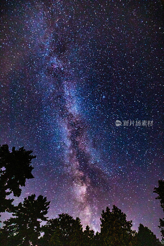 银河系的天文摄影