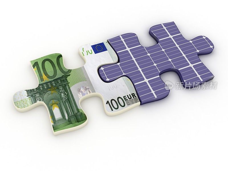 太阳能电池板可再生能源节省欧元