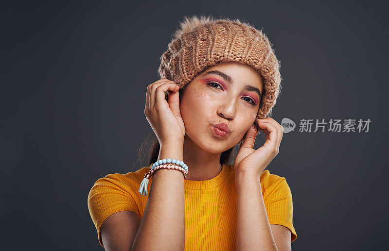 臭名昭著的duckface