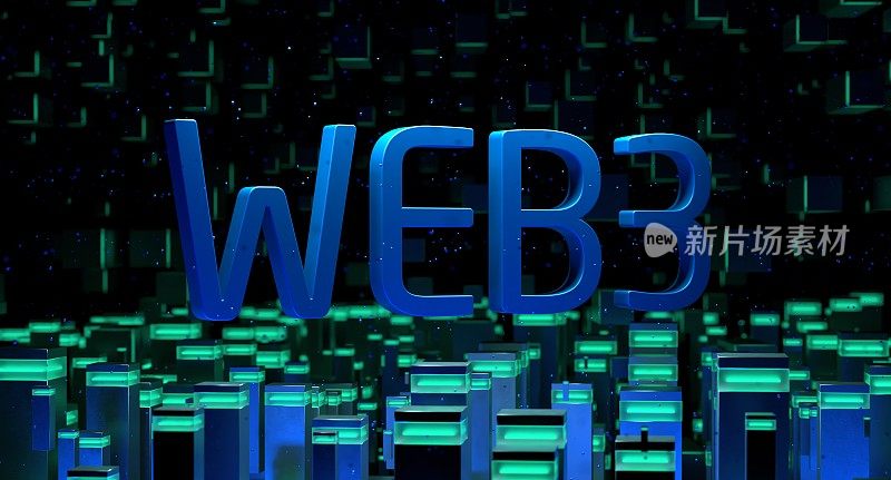 WEB3下一代万维网区块链技术具有去中心化信息、分布式社交网络
