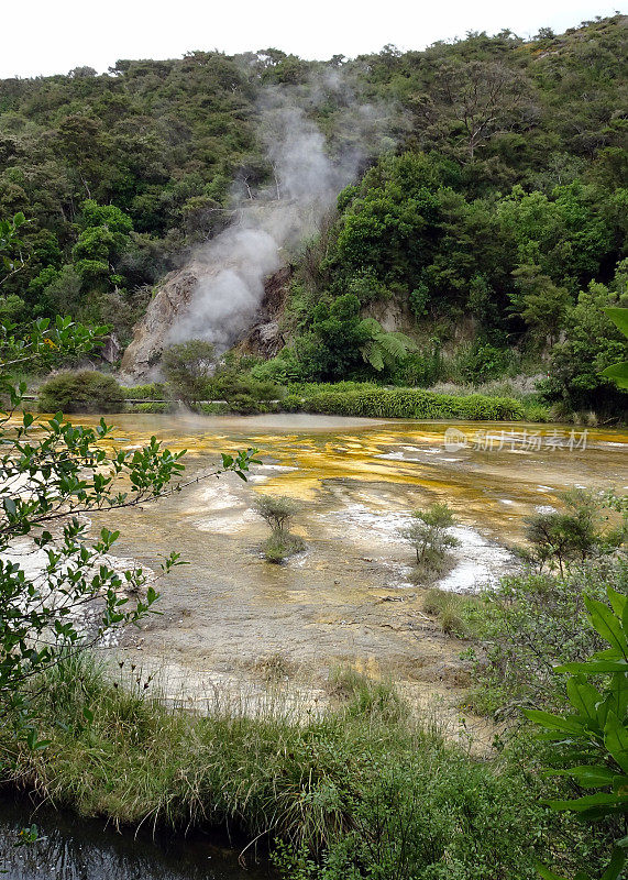Waimangu火山谷，罗托鲁瓦，新西兰
