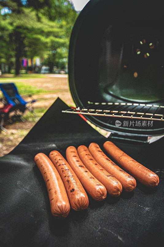 热狗香肠,健康烧烤