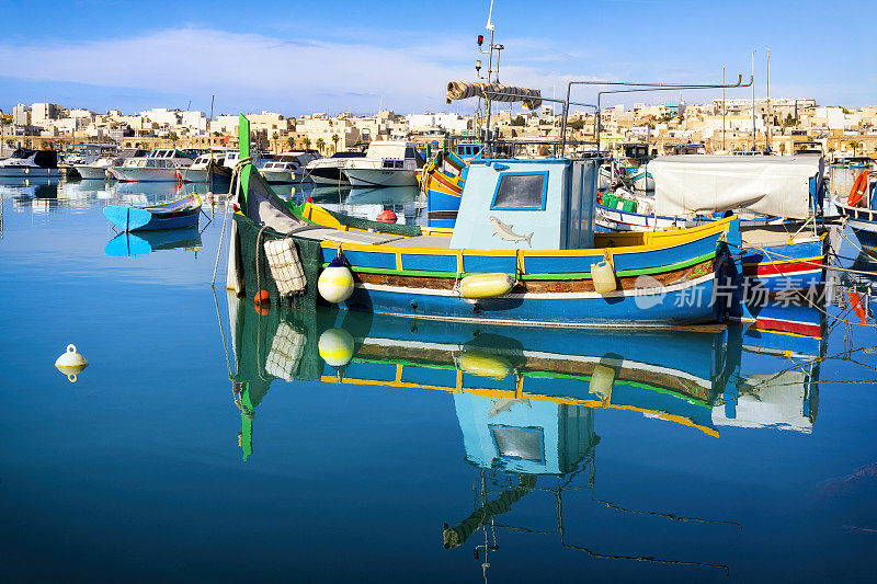 马耳他-地中海旅游目的地，Marsaxlokk渔村