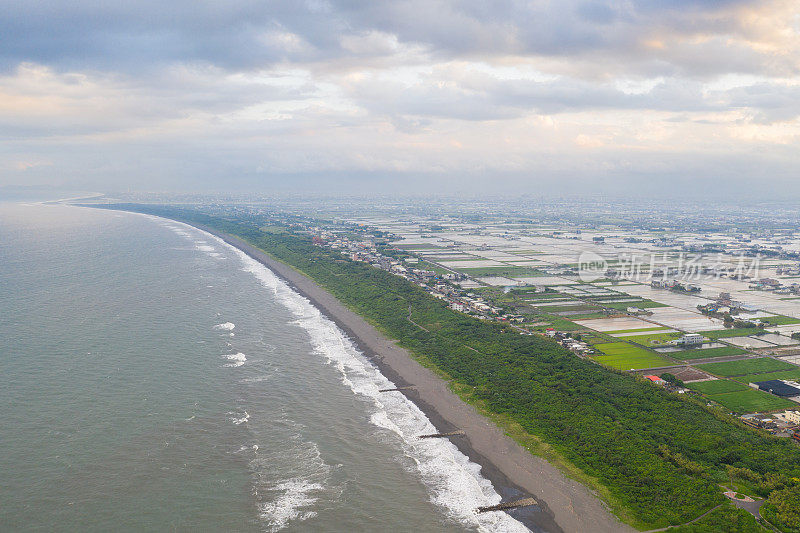 台湾宜兰的海滩