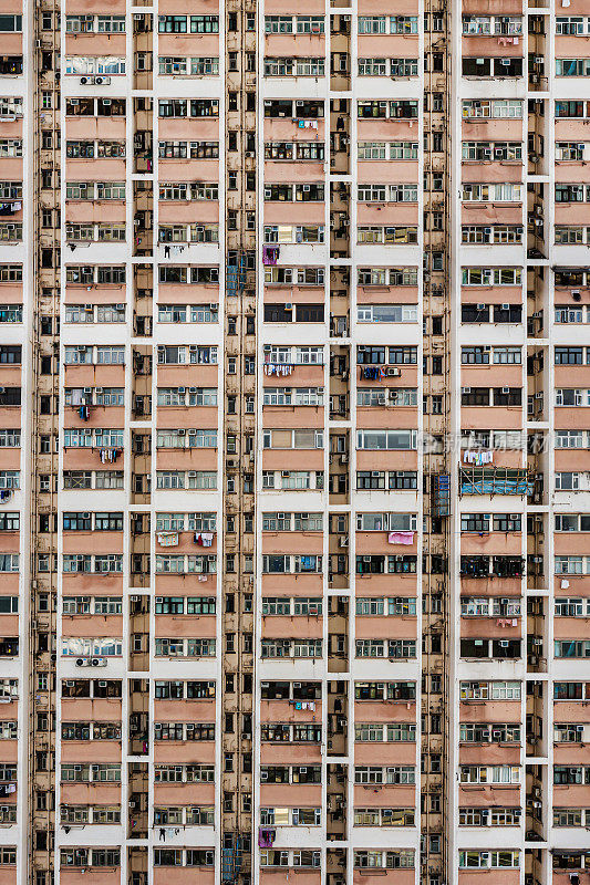 旧社区，香港的公寓大楼