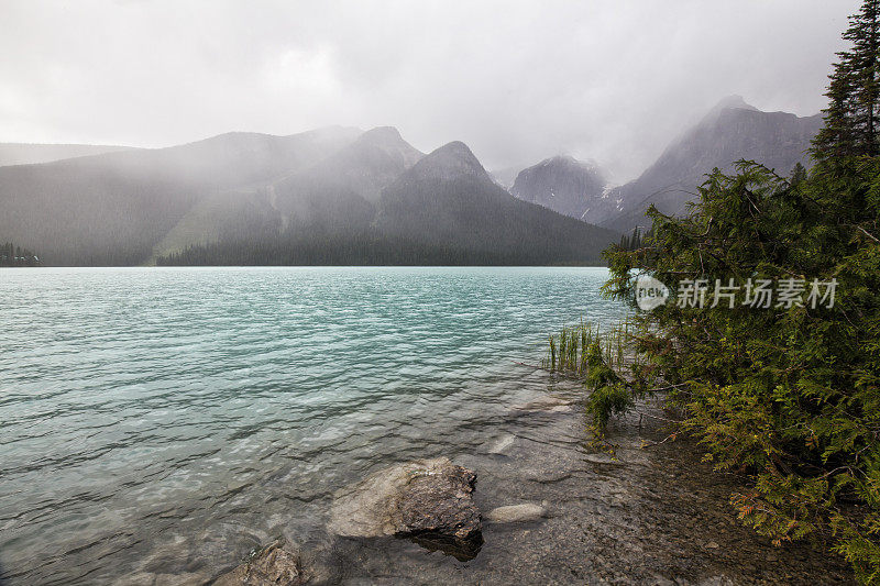 翡翠湖，Yoho国家公园，BC，加拿大