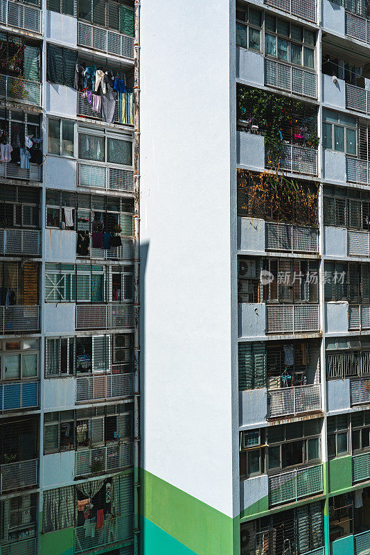 香港公共公寓建筑细节