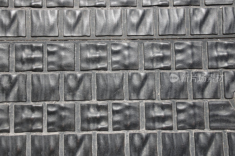 金属灰色铺装板背景。布达佩斯,匈牙利。