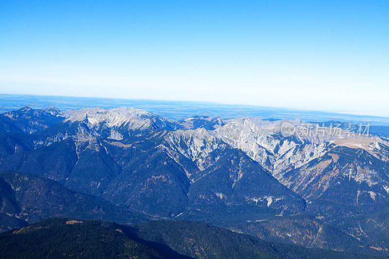 德国阿尔卑斯山全景