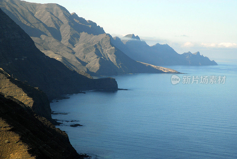 大加那利岛海岸的美景