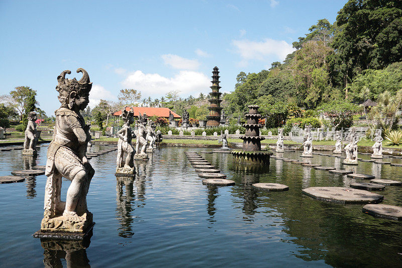 巴厘岛蒂塔甘加的皇家水上花园