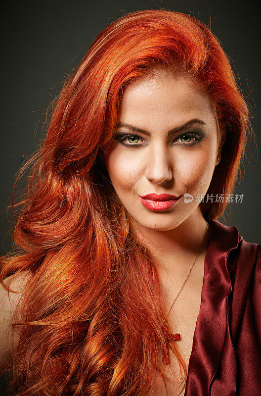 红头发女人的肖像