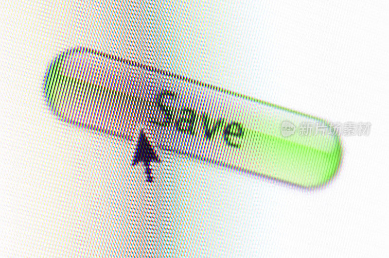 在电脑屏幕上保存网页按钮和鼠标箭头