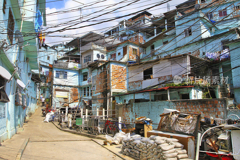 里约热内卢贫民窟内
