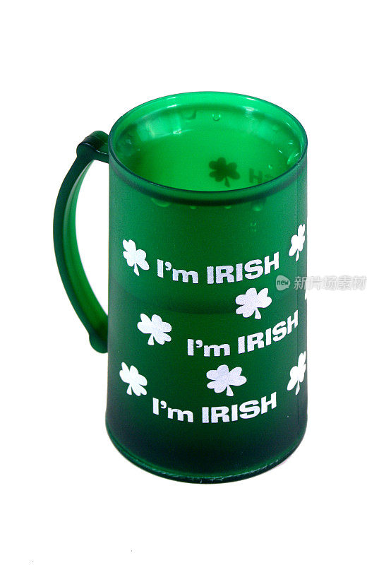 啤酒杯说我是爱尔兰人!