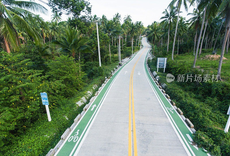 泰国的蜿蜒道路