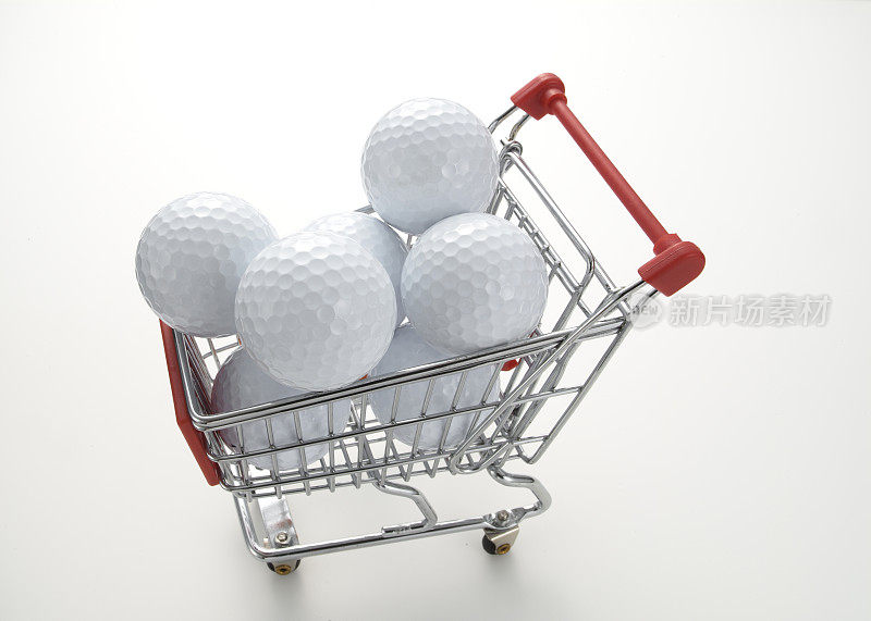购物车与高尔夫球