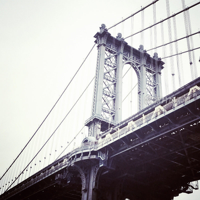曼哈顿桥纽约市地标建筑