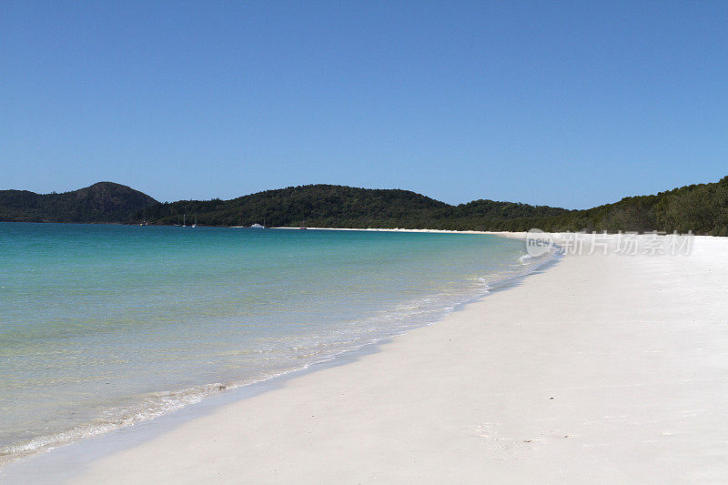 澳大利亚昆士兰圣灵岛的怀特黑文海滩