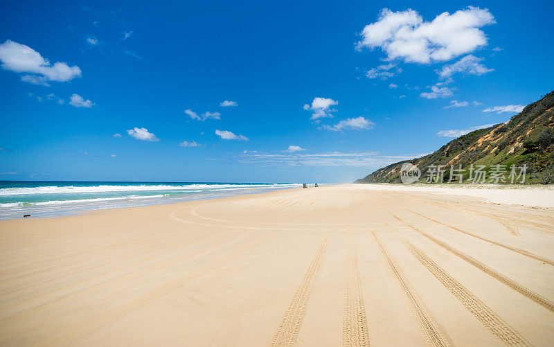 澳大利亚昆士兰弗雷泽岛75英里海滩