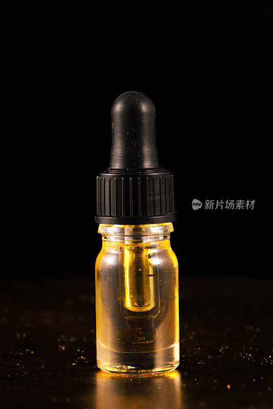 滴管采用CBD油，大麻活树脂萃取分离-医用大麻概念