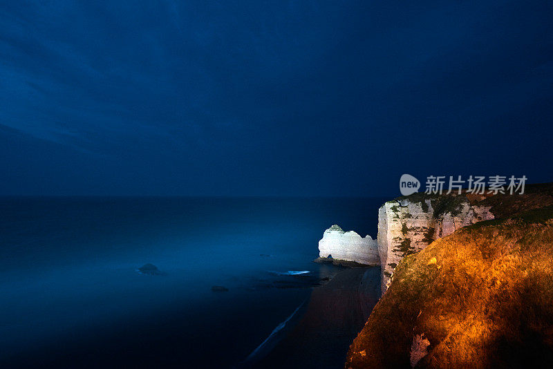 在夜晚的时间里